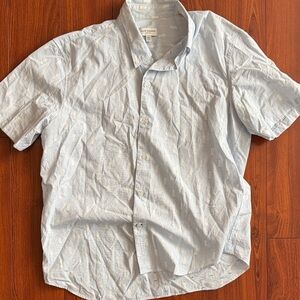 Club Monaco Light Blue Casual Button Down Shirt